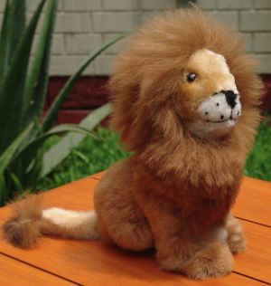 Baby Alpaca Lying Lion Toy