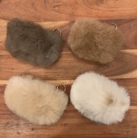 fur alpaca coin purse alpaca 