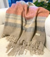 Alpaca Throw Blanket Gift for housewarming