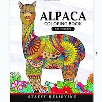 Alpaca Coloring Book