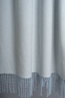 Herringbone throw baby alpaca pima cotton luxury