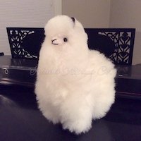 100% Baby alpaca fur toy alpaca