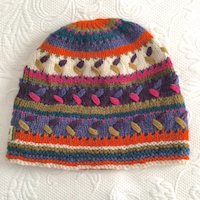 100% Alpaca Hand Knit hat beanie