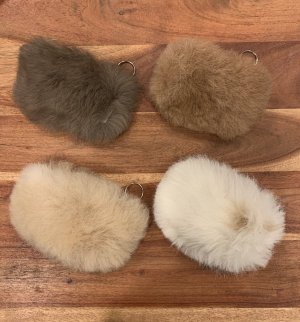 fur alpaca coin purse alpaca 